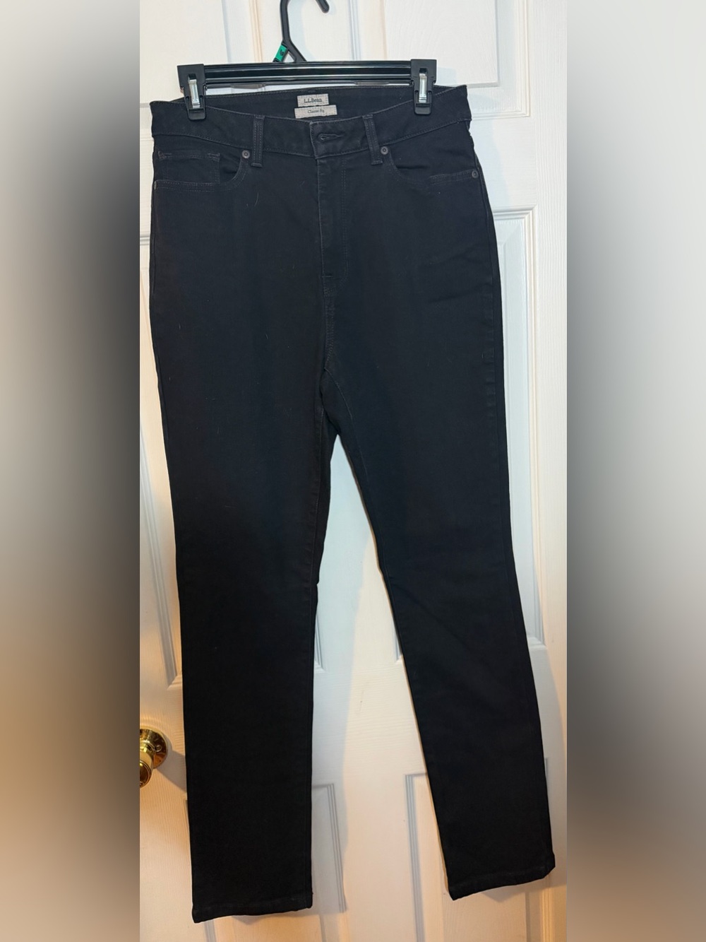 L.L. Bean Women's Black Skinny Jeans - High Rise
